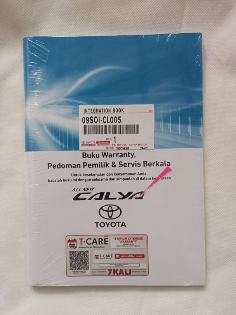 Promo Buku Manual Pedoman Pemilik Integration Book New Calya Original