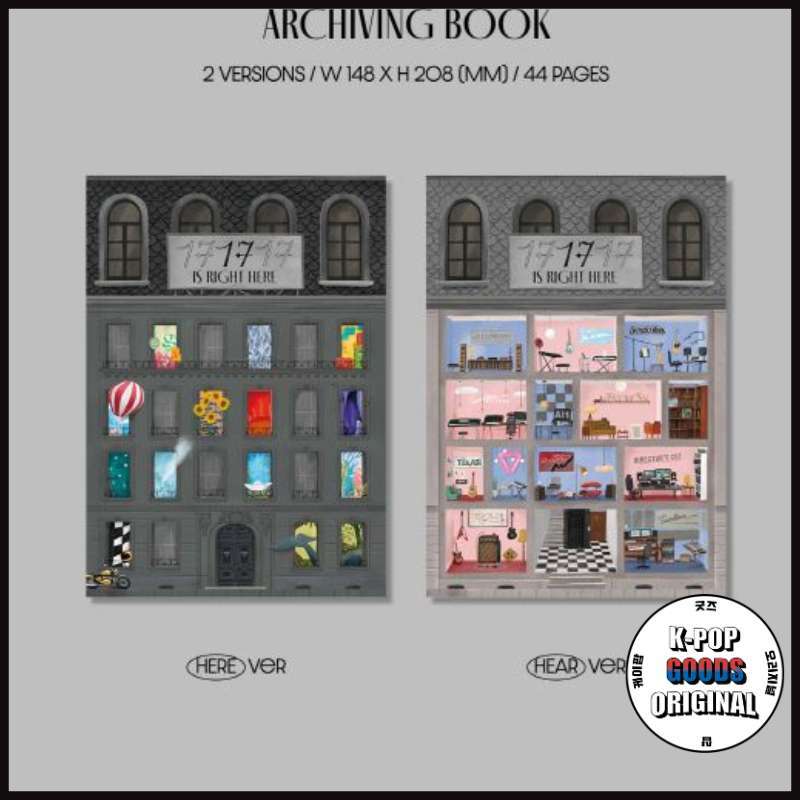 Dreamus SEVENTEEN BEST ALBUM 17 IS RIGHT HERE (HEAR Ver.) | CD+Photobook+Fotocard + Regalo