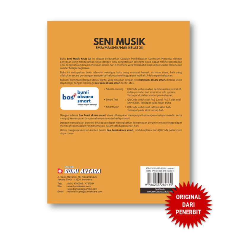 Promo Seni Musik Kelas Xii Sma Ma Kurikulum Merdeka - Bumi Aksara ...
