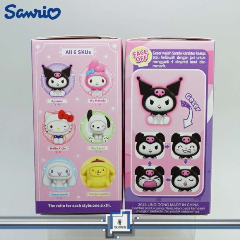 Jual Sanrio Face Off Figures Swap Changing Figure Official Hello Kitty ...