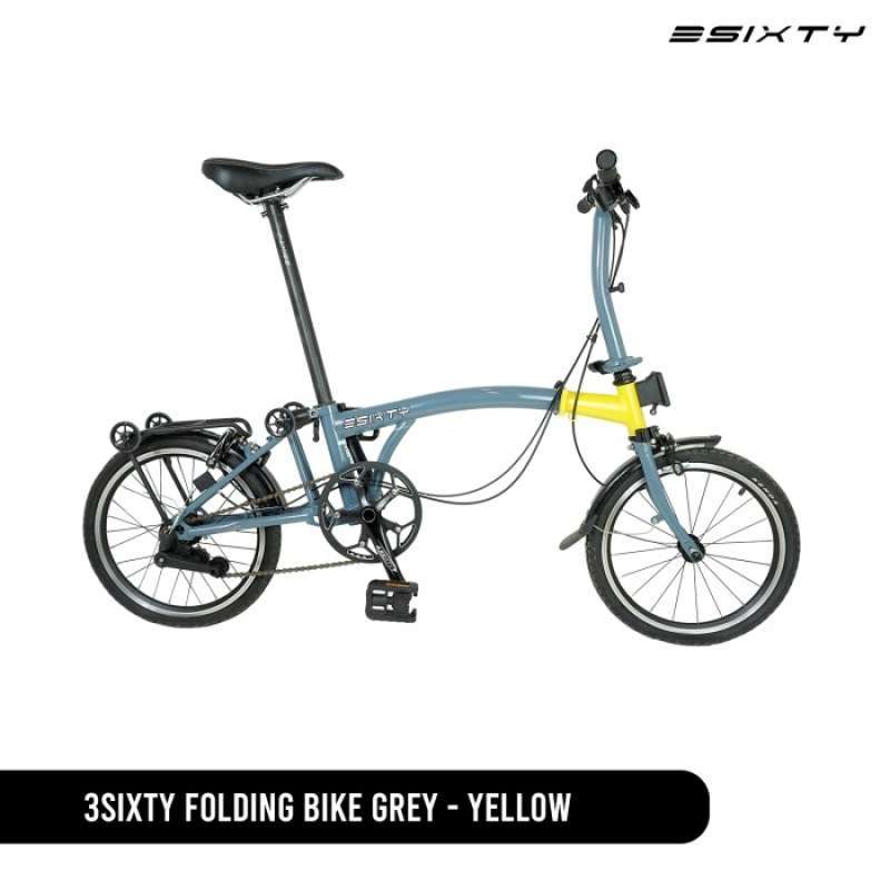Jual Promo Sepeda Lipat 3sixty Folding Bike Grey Yellow Di Seller Bayanaka Rawa Buaya Kota Jakarta Barat Blibli