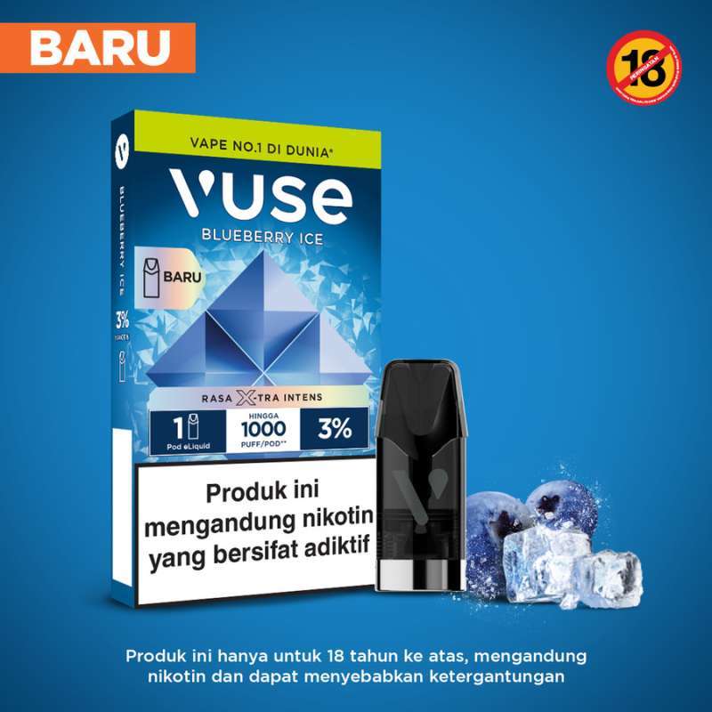 Jual Vuse Pod Ekstra Intens – Blueberry Ice | Vape Pod Catridge Kompatibel  Dengan Vuse Epod Dan Vuse Go Reload Extra Intense Di Seller Cvsuksesabadi -  Manukan Kulon, Kota Surabaya