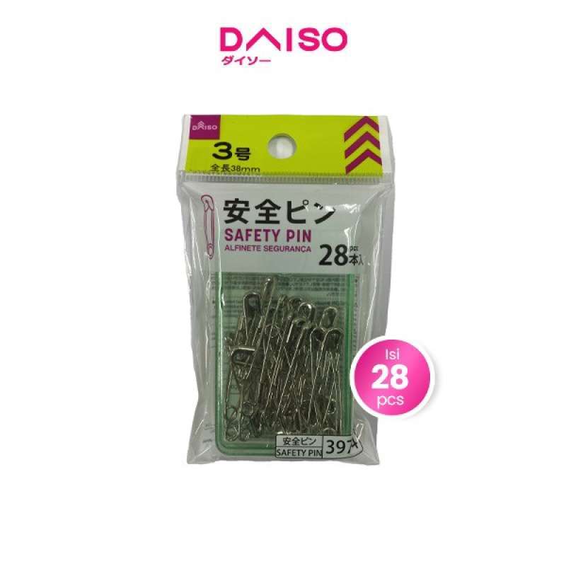 Daidanco Pin Jual Daiso Safety Pin No3 28pcs Di Seller Raindrop - Cengkareng Timur ...