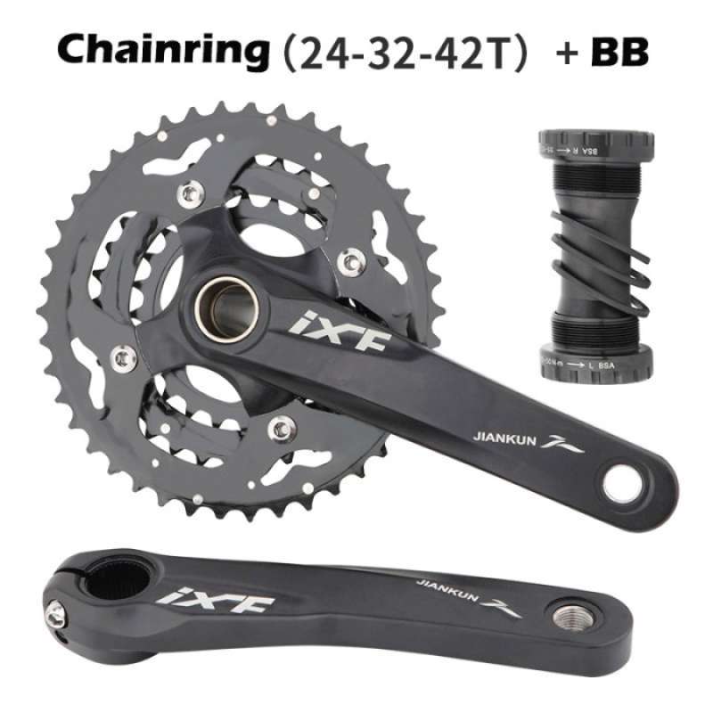 Promo Promo Ixf Crank Ht2 Crankset Hollowtech Bb Plus Triple Chainring 24 32 42t Diskon 50 Di Seller Bayanaka Rawa Buaya Kota Jakarta Barat Blibli