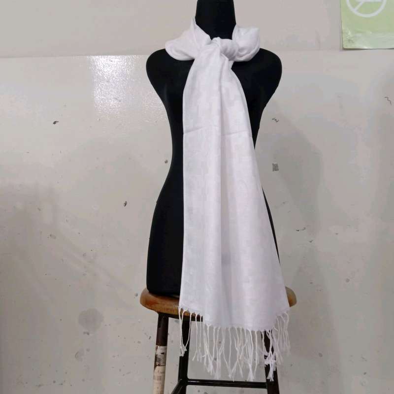 Pashmina Syal Scarf Polos Motif Senada Shawl Selendang Fashion Muslim