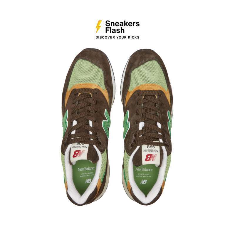 Sepatu Sneakers Pria NEW BALANCE 998 MADE IN USA BROWN GREEN U998BG