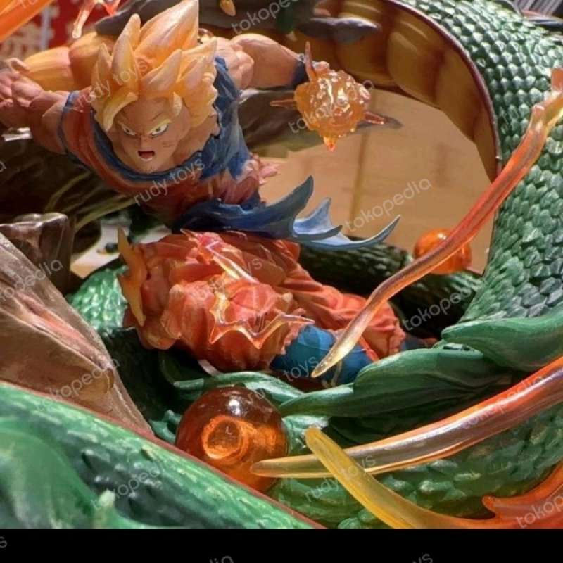 Promo Dragon Ball Shenron Action Figure Goku Vs Vegeta World Duel Scene promo-dragon-ball-shenron-action-figure-goku-vs-vegeta-world-duel-scene