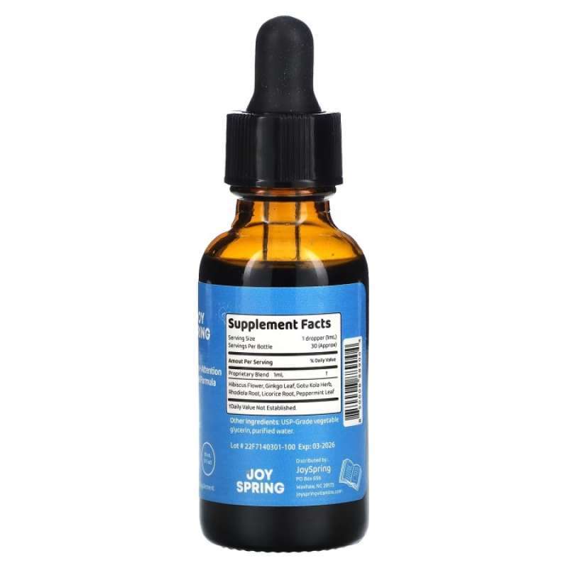 Joy Spring Drops Promo Joyspring, Genius Drops For Kids, Focus & Attention 30ml Diskon ...