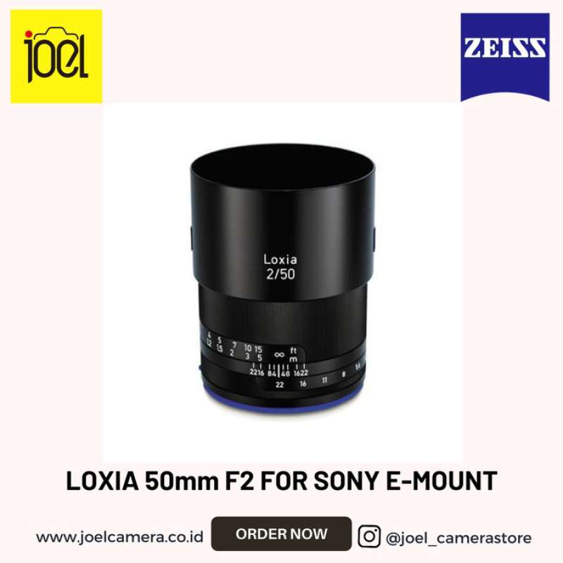 Promo Joel Camera - Zeiss Loxia 50mm F2 For Sony E-mount Diskon 23% Di ...