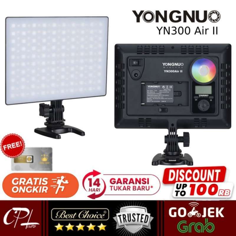 Jual Yongnuo Yn-300 Air Ii Rgb Led Video Light Studio Yn300 Air Ii Di ...