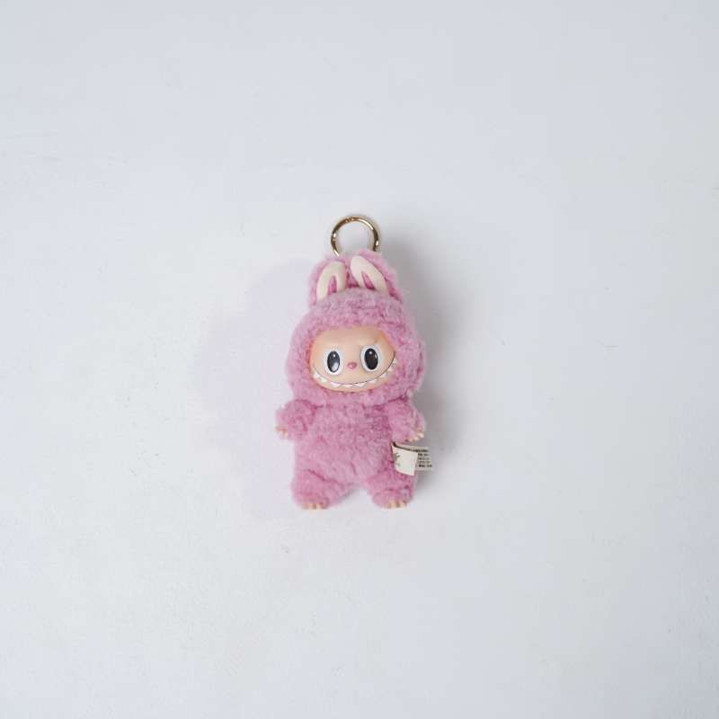 キーホルダー・アクリルキーホルダー POP MART Labubu MACARON Lychee Berry POP MART ラブブ labubu Macaron 2体セット ライチベリー＋