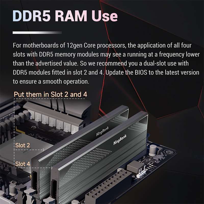 メモリー KingBank DDR5 6400 96GB (48GBx2) KingBank DDR5 6400 96GB (48GBx2) , 【公式通販】