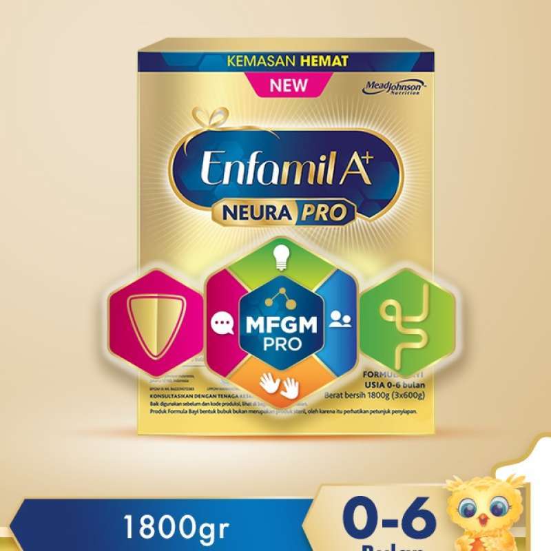 Jual Enfamil A+ Susu Formula Bayi 0-6 Bulan Plain 1800 Gram Di