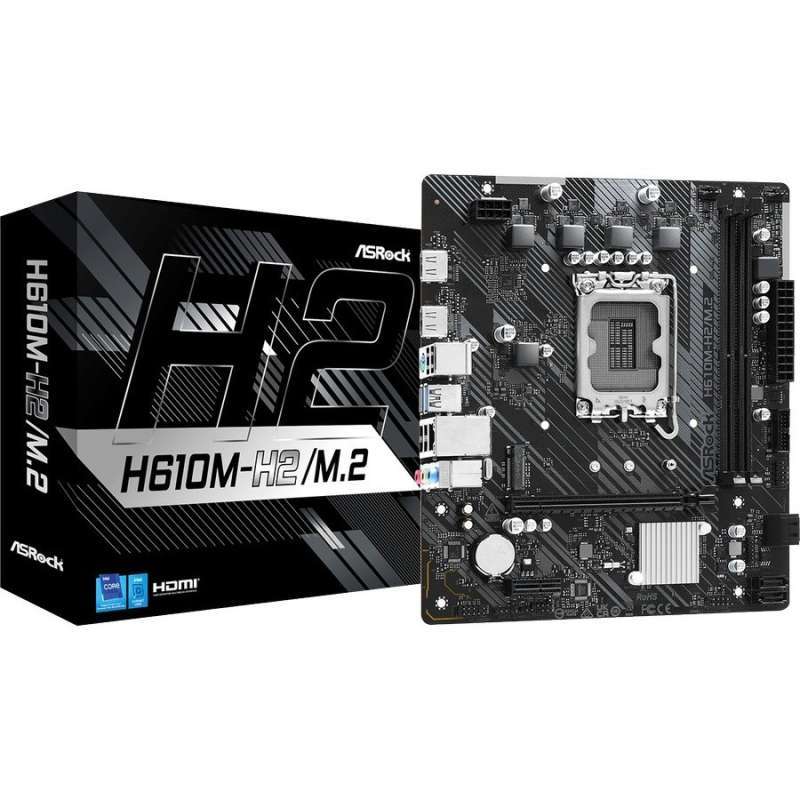 Motherboard ASROCK DDR4 (LGA1700, H610, DDR4, SATA3) - Main Image
