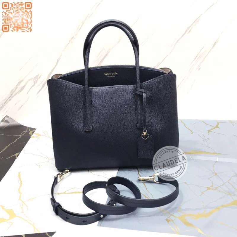 kate spade PXRUA229 黒margaux medium tote kate spade new york