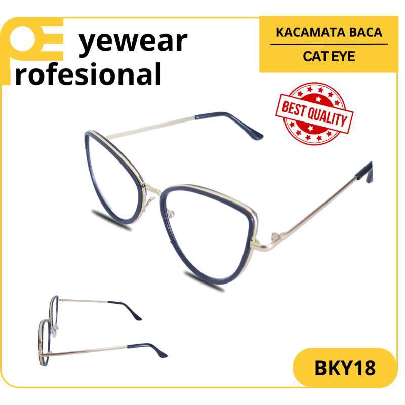 Jual Kacamata Baca Kacamata Plus Model Cat Eye Warna Leopard/hitam