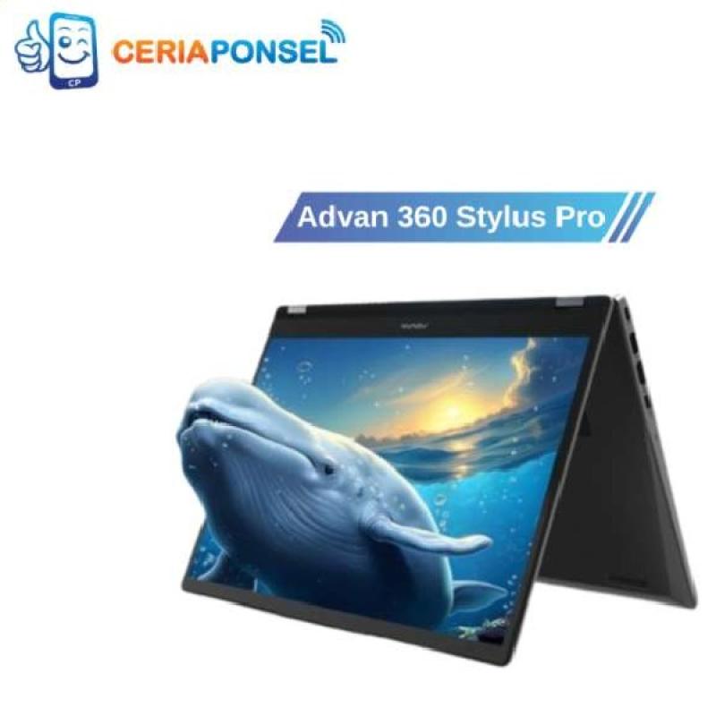 Advan Laptop 360 Stylus Pro 8/256 Intel i3 Win 11, 14”IPS FHD Touchscreen  Garansi Resmi - Main Image