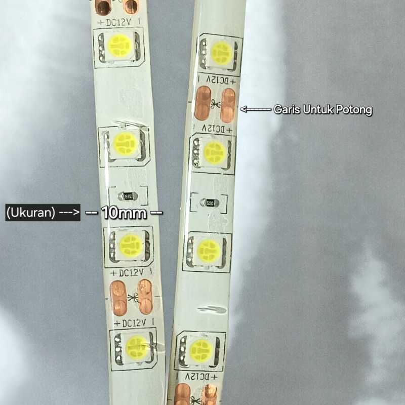 Jual Led Strip DC 12 Volt Smd 5050 Ip44/waterproof Gel/lampu Led Strip ...
