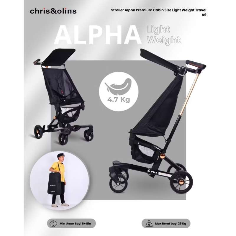 Kalinga Ashok Buggy 20kg 40 Kg Stroller Murah Untuk Travelling