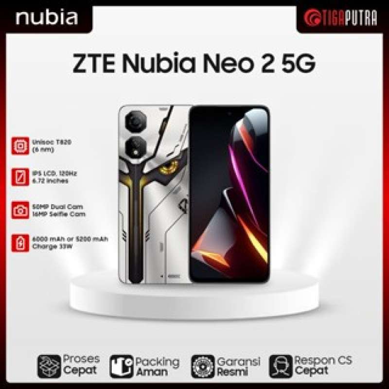 ZTE Nubia Neo 5G (Ram 8+12GB, Rom 256GB, 6000mAh, Game Changer)