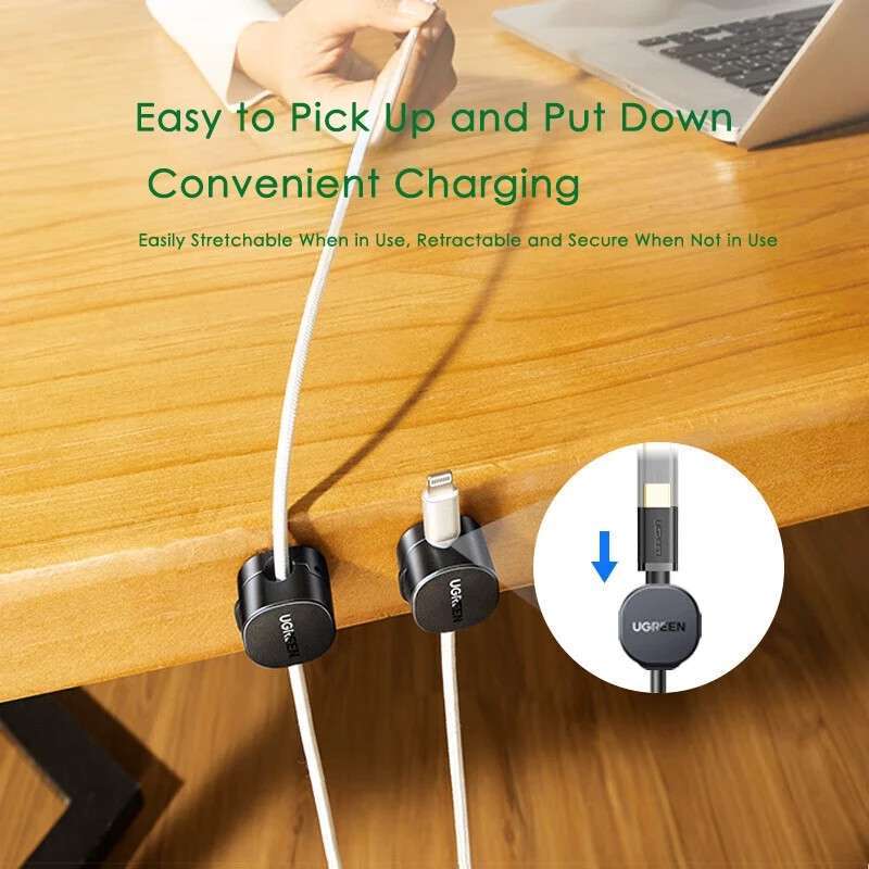 Promo Ugreen Magnetic Cable Organizer Protector Penjepit Cable