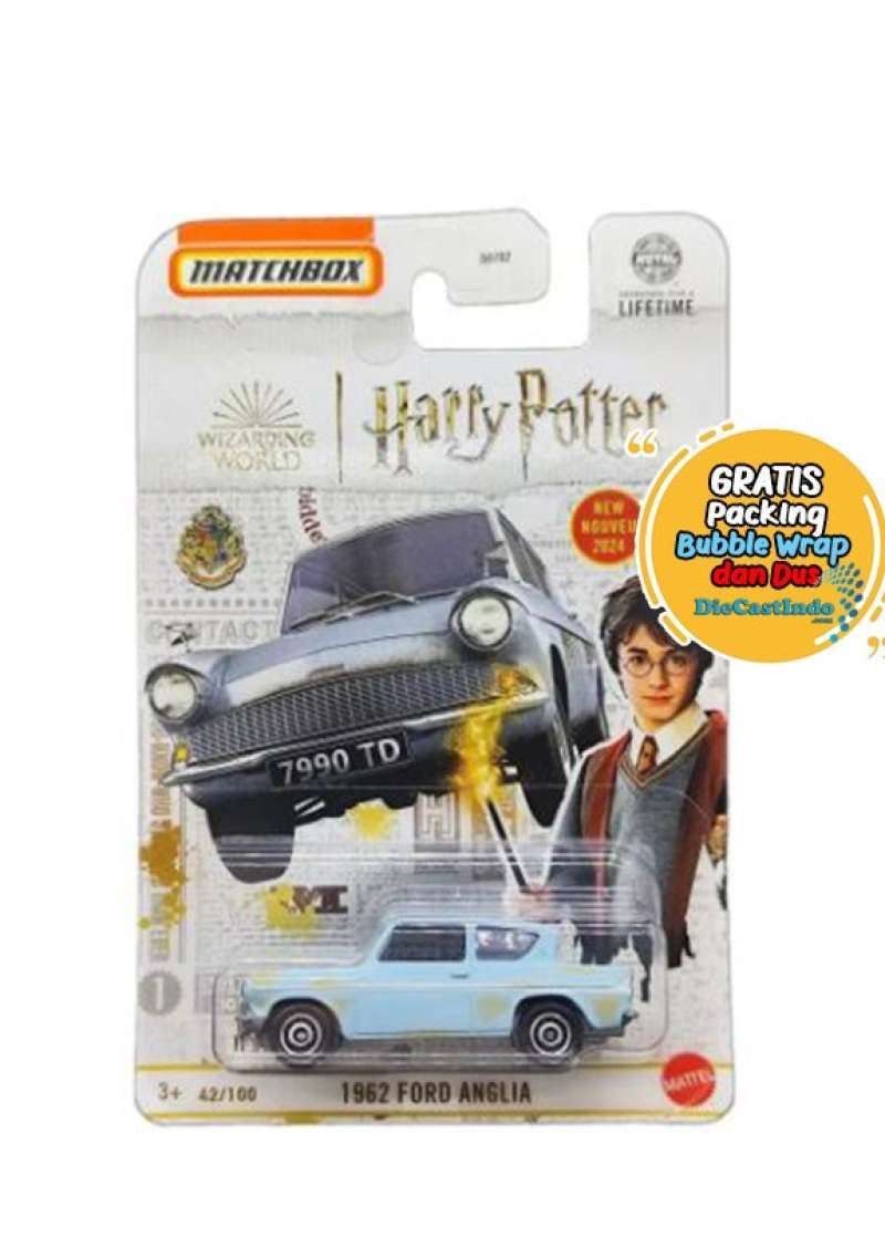 Matchbox Match Box Harry Potter 1962 Ford Anglia