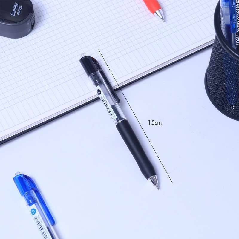 Promo Bantex Gel Pen Pulpen Gel Cetek Mm Ultra-smooth Ink