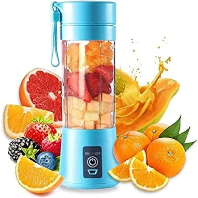 Jagemart Blender Portable Mini Juicer GSF G-5859 (380ml) Rechargeable USB  Ice Crusher