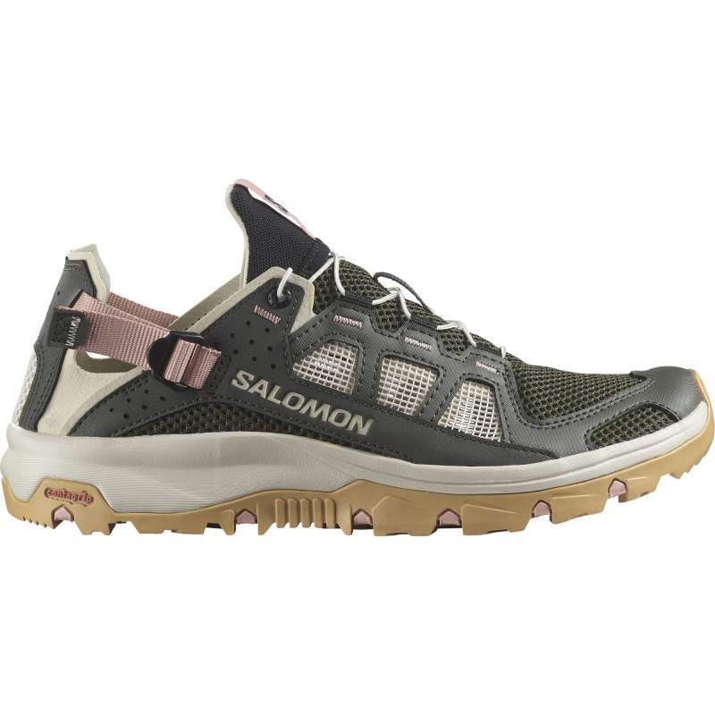 Techamphibian Shoes Salomon Women's Techamphibian WATER SHOES SALOMON TECHAMPHIBIAN WOMEN PEAT/RAINY DAY/HYMA PINK