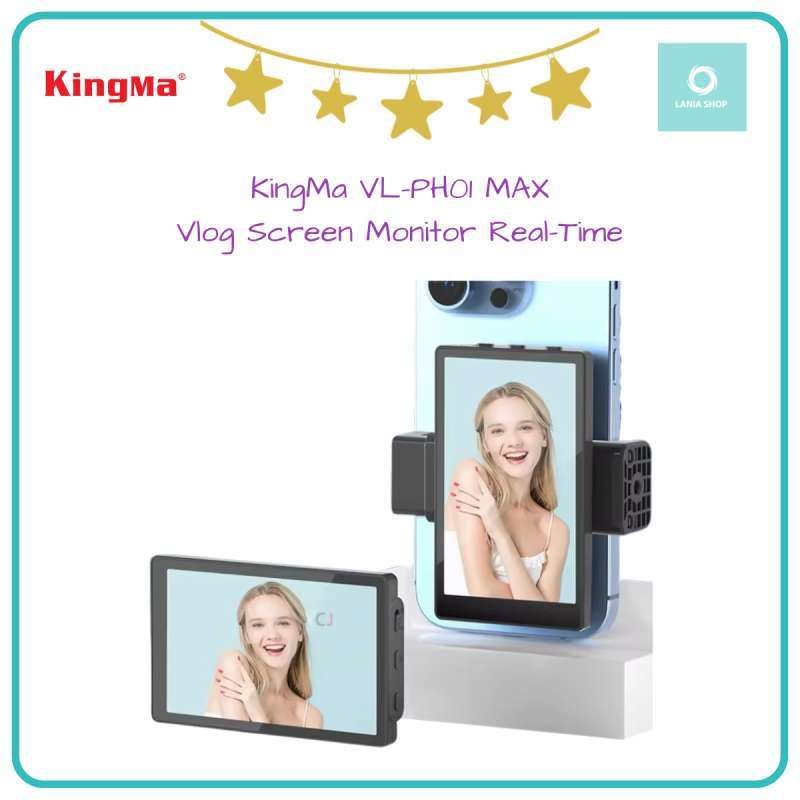 Jual Kingma Vl-ph01 Max Vlog Screen Monitor Real-time For Jual Kingma Vl-ph01 Max Vlog Screen Monitor Real-time For