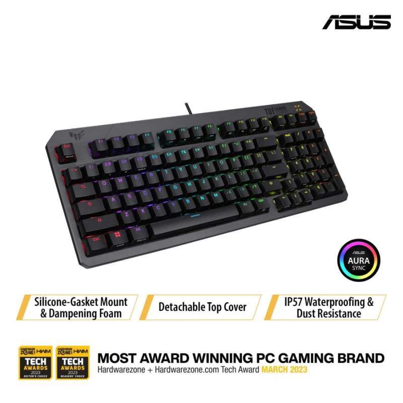 Keyboard Aura Tuf ASUS TUF Gaming Keyboard Mouse Combo K1 RGB
