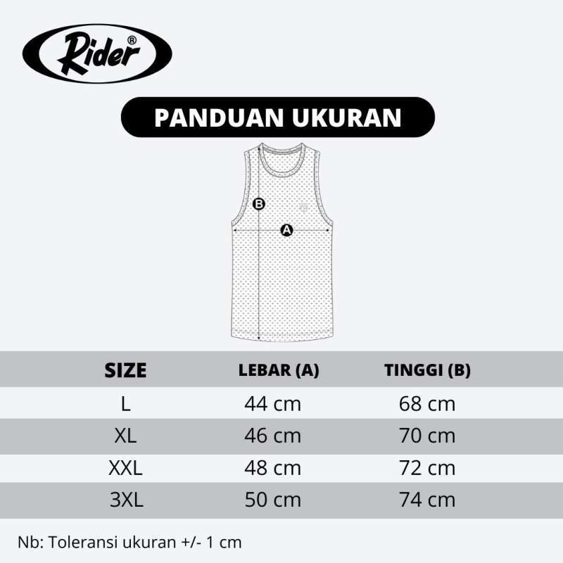 Singlet Rider Promo Rider Xtracool Singlet Mesh - Singlet Pria R901b Isi 1 Pcs Diskon ...