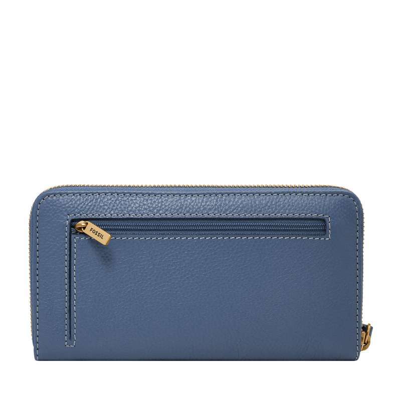 Leather Wallet Jori Zip Clutch Fossil Jori RFID Flap Clutch Black