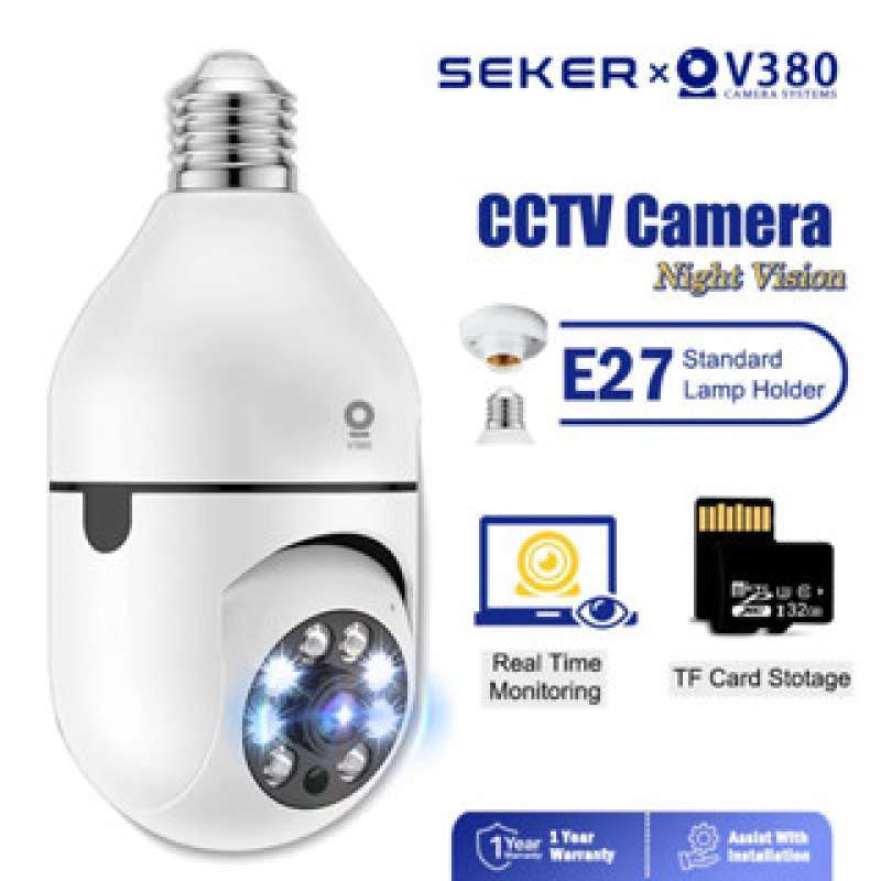 cctv lampu camera v380