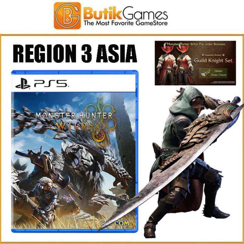 Jual [PS5] Monster Hunter Wilds / MH Wild / Wilds | Shopee Indonesia 新品　MONSTER HUNTER WILDS PS5