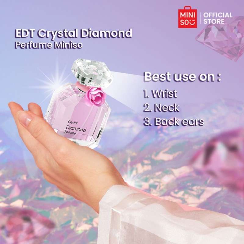 Eau De Parfum Miniso Crystal Diamond Promo 【selvi Djong Exclusive