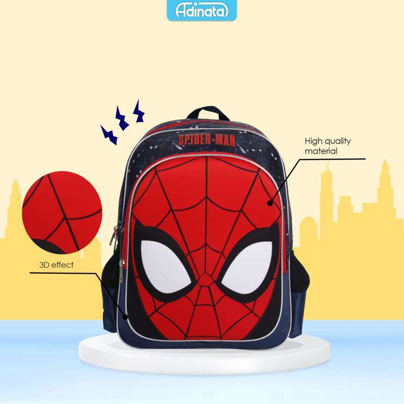 Jual Spiderman Chicago (mask) Backpack Xl 2523-8241/ Tas Ransel ...