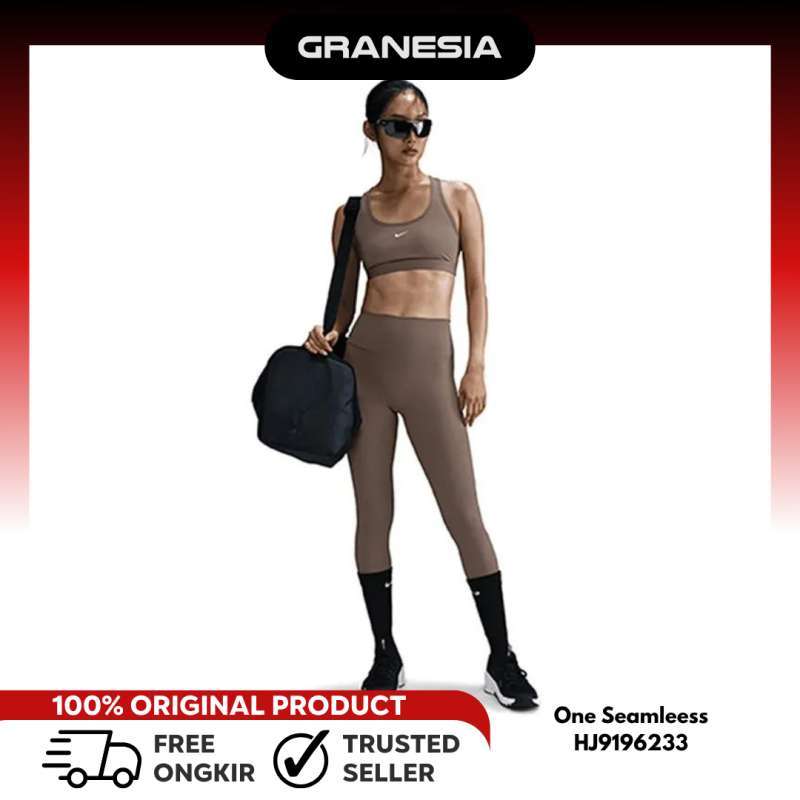 (Granesia) NIKE One Seamless Women's High-Waisted Leggings|Legging Yoga Gym  Lari Wanita
