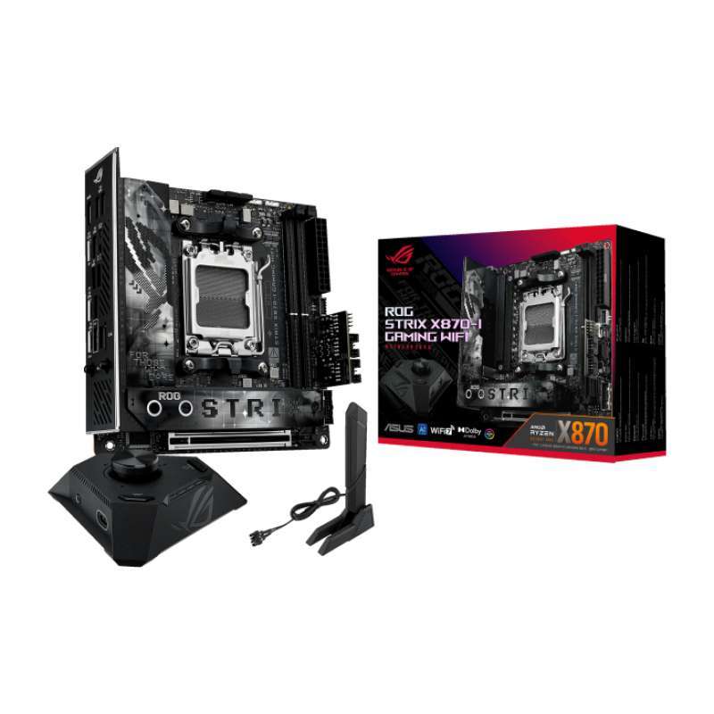 Motherboard ASUS ROG STRIX X870-I GAMING WIFI (AM5, AMD, X870, DDR5,  SATA3)