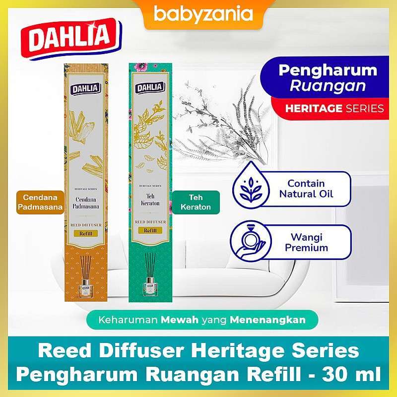 Jual Dahlia Reed Diffuser Heritage Series Pegharum Ruangan Refill - 30 ...