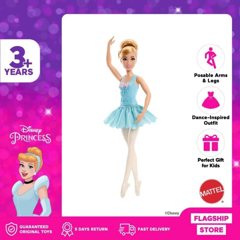 Jual Disney Princess Ballerina Cinderella Doll Mainan Boneka