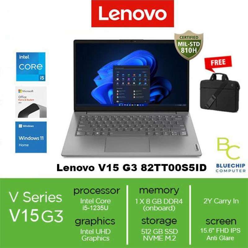 LAPTOP Lenovo V15 G3 i5-1215U 8GB 512GB 15,6