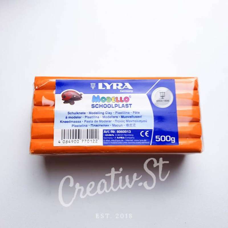 Promo Lyra Modelling Clay Schoolplast Plasticine Plastisin 500 Gr