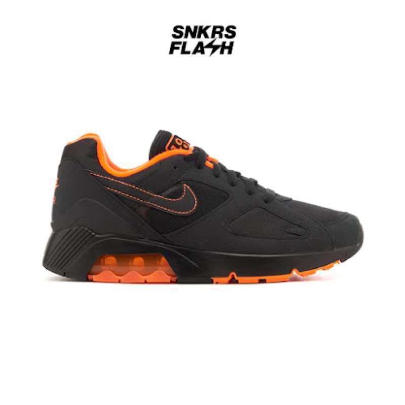 Sepatu Sneakers Pria NIKE AIR 180 BLACK HYPER CRIMSON FJ9259002