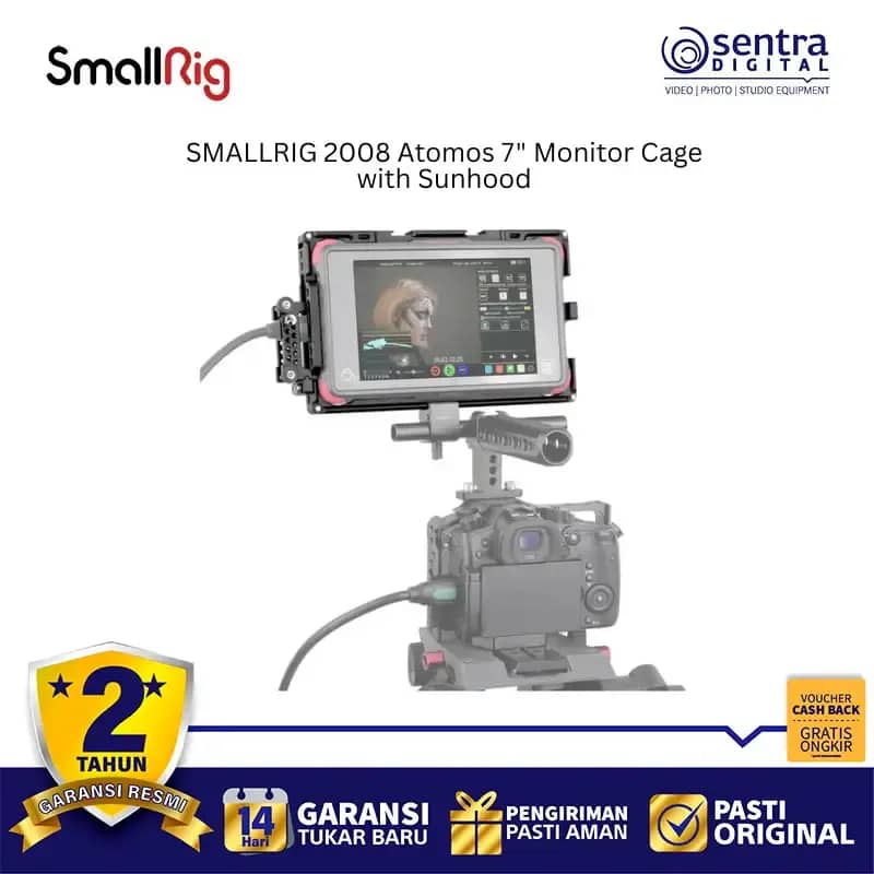 Jual Cage Monitor Smallrig 2008 Sunhood Kompatibel Atomos