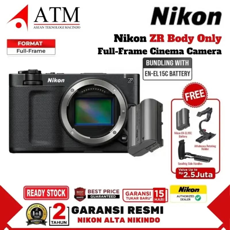 Jual Nikon Zr Body Only 6k Full-frame Cinema Camera Nikon Z R
