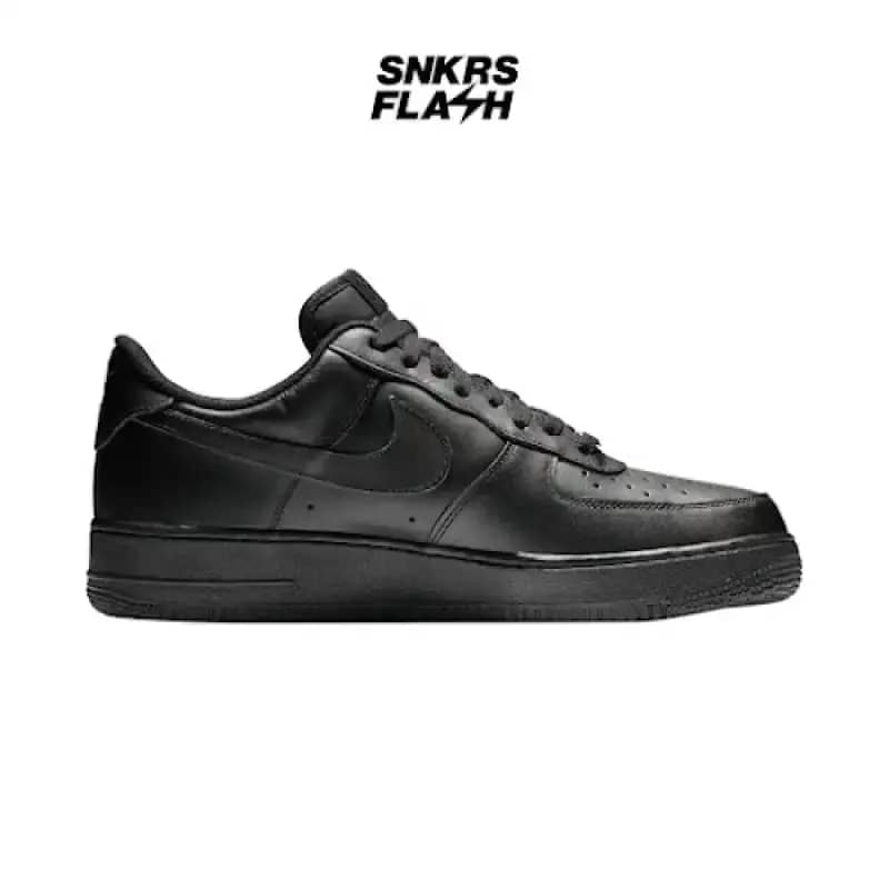 Sepatu Sneakers Unisex NIKE AIR FORCE 07 TRIPLE BLACK CW2288001