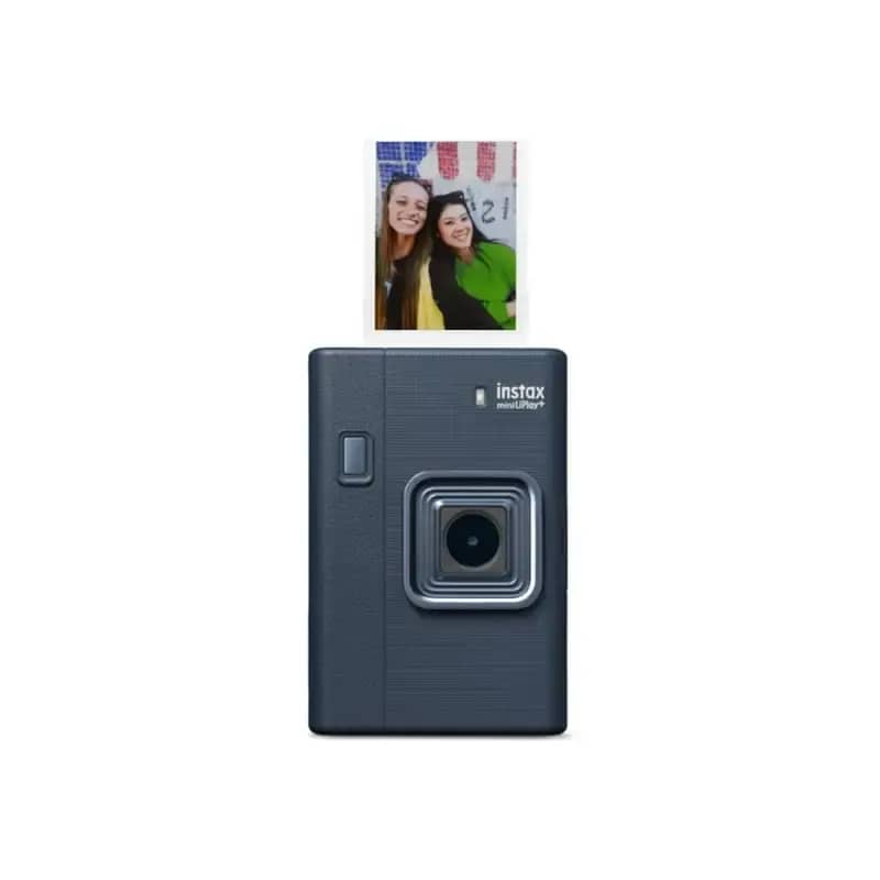 instax mini LiPlay Plus Hybrid digital instant film camera and photo printer, Midnight Blue