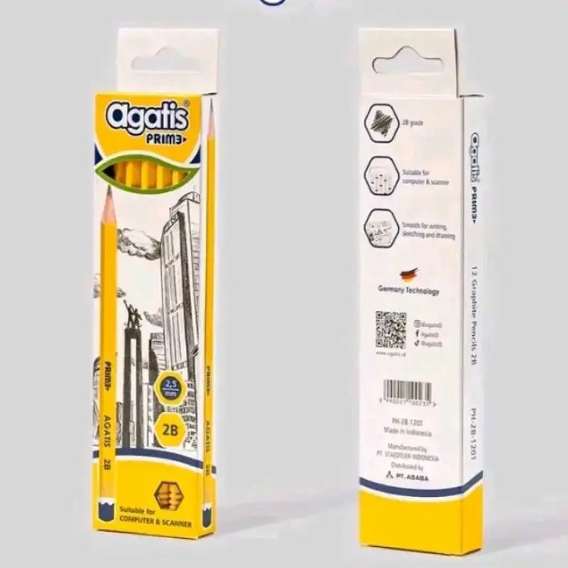 Jual Pensil 2b Agatis Prime (12pcs) Di Seller Atk Ku - Bulak, Kota ...