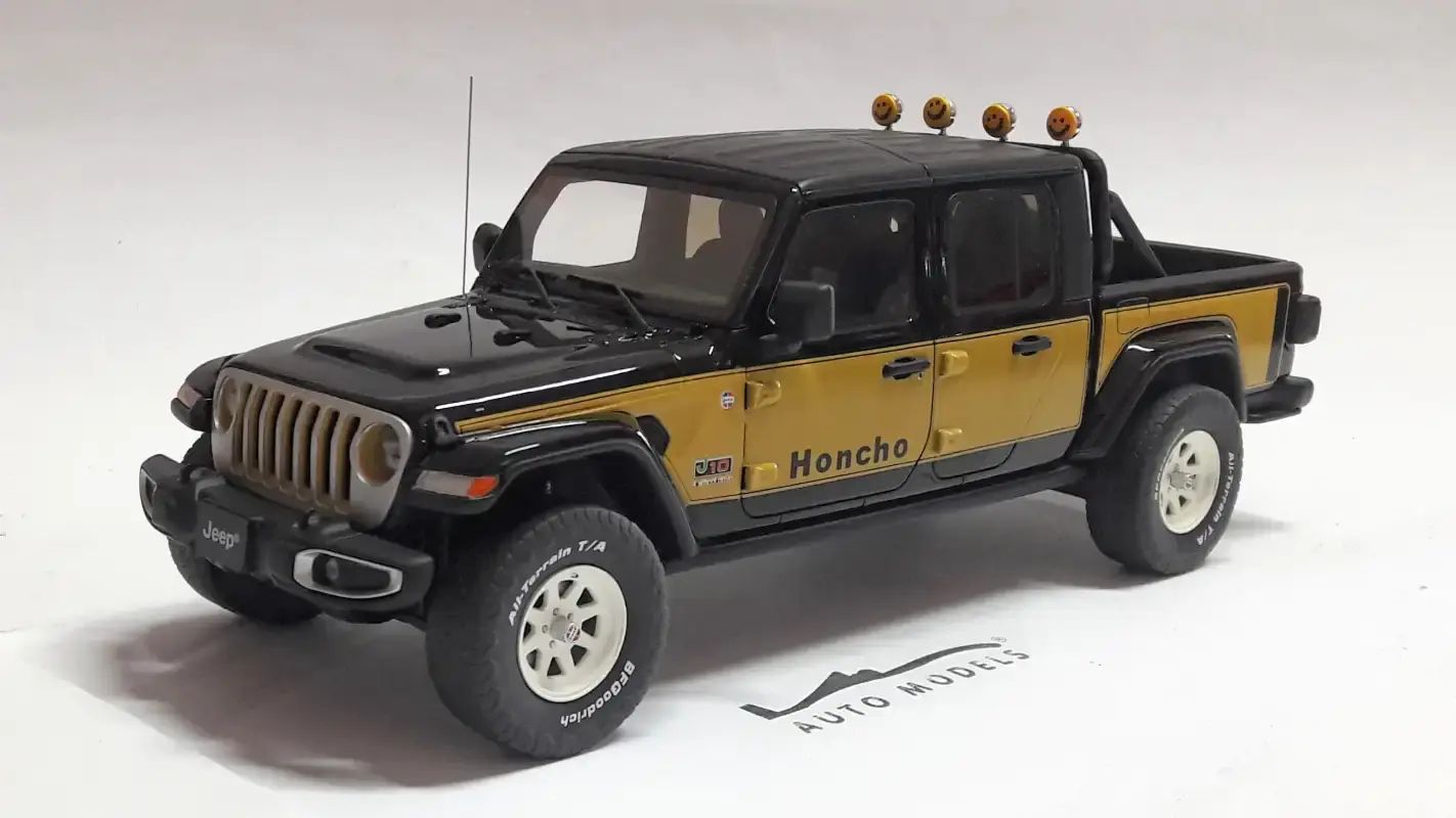 Jual Gt Spirit Jeep Gladiator Honcho 2020 Black Diecast Scale 1:18